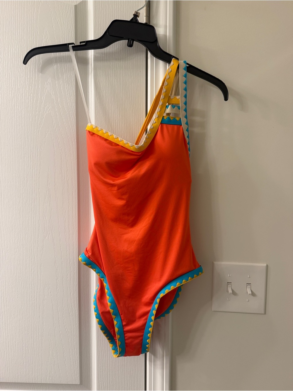 NWT Lucky Brand Avila Asymmetric One-Piece Swimsuit Medium